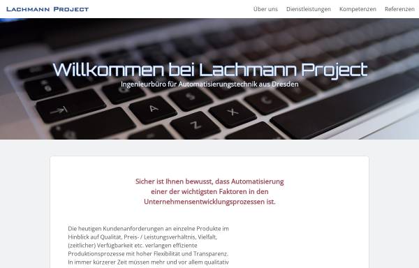 Vorschau von www.lachmann-project.de, Lachmann Project - Jörg Lachmann
