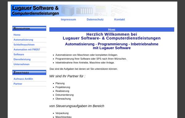 Vorschau von www.lugauer-software.de, Lugauer Software- & Computerdienstleistungen, Inh. Kurt Lugauer