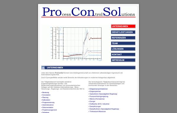 Vorschau von proconsol.de, Process Control Solutions - Ingenieurbüro Klaus Moellmann