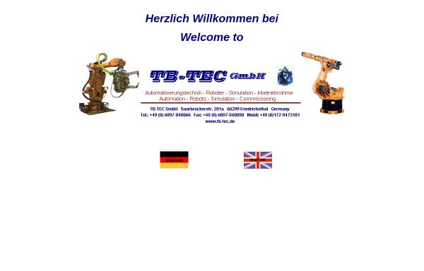 Vorschau von www.tb-tec.de, TB-Tec GmbH
