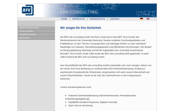 Vorschau von www.bfk.de, BFK EDV-Consulting GmbH