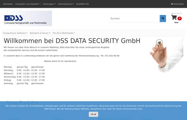 Vorschau von www.dss-data.ch, DSS Data Security Silvestri
