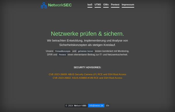 NetSEC Ohm und Volz GbR