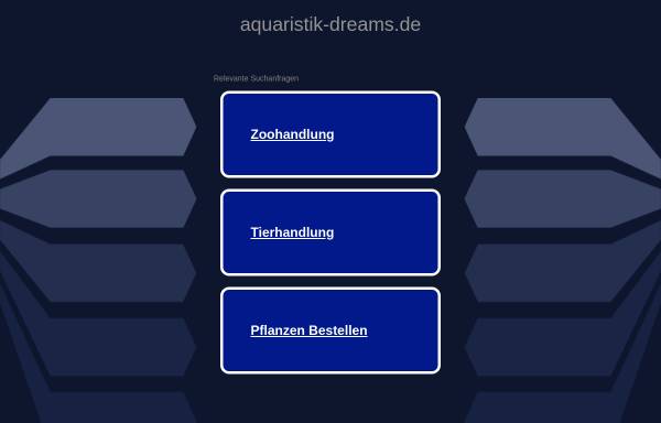 Vorschau von www.aquaristik-dreams.de, Aquaristik-dreams, Axel Christ