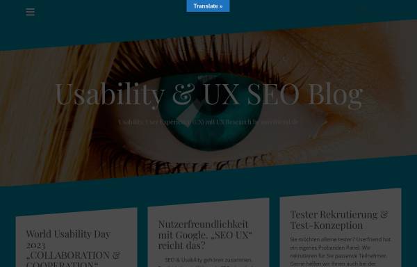 SEO und Usability Blog