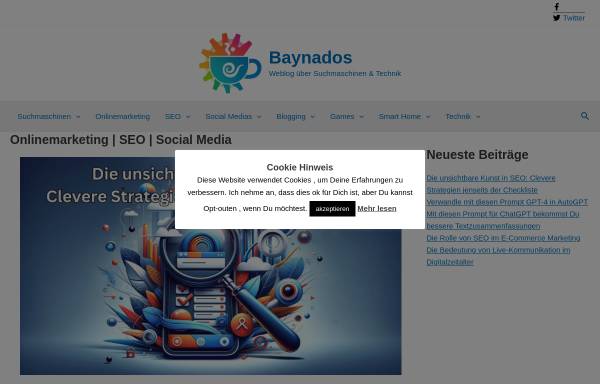 Vorschau von www.baynado.de, Baynado’s