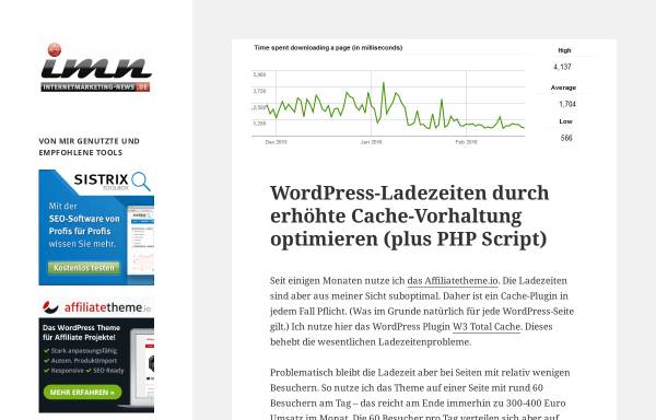 Vorschau von www.internetmarketing-news.de, Internetmarketing News
