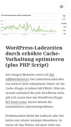 Vorschau der mobilen Webseite www.internetmarketing-news.de, Internetmarketing News