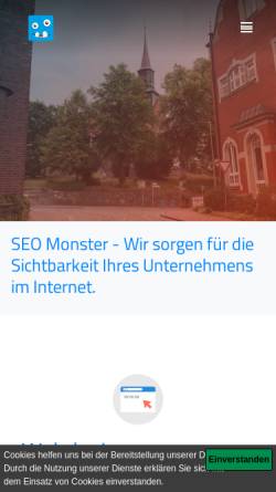 Vorschau der mobilen Webseite seo-monster.de, SEO Monster