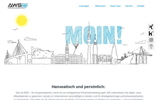 Vorschau von aws-personalmarketing.de, AWS-Werbeagentur Peters & Abraham GmbH