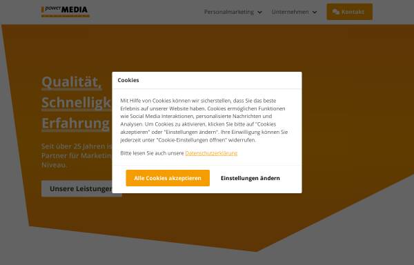 Vorschau von powermedia.de, PowerMedia GmbH