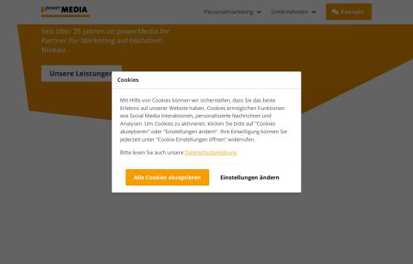 Vorschau von powermedia.de, PowerMedia GmbH