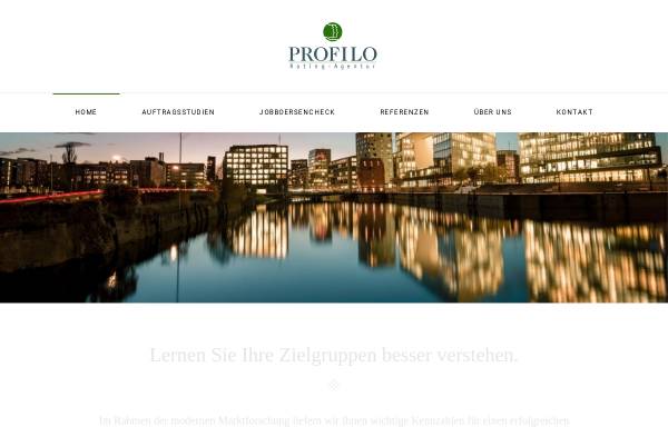 Vorschau von www.profilo.de, Profilo Rating-Agentur GmbH