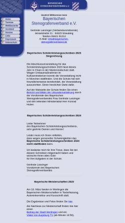 Vorschau der mobilen Webseite www.bayerischer-stenografenverband.de, Bayerischer Stenografenverband e. V.
