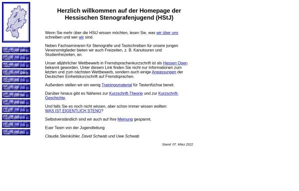 Vorschau von www.hstj.de, Hessische Stenografenjugend (HStJ)
