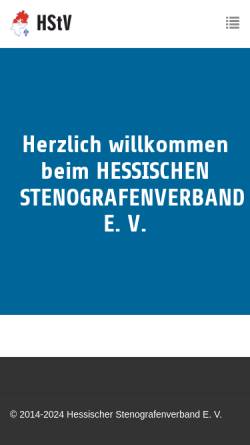 Vorschau der mobilen Webseite hessen.stenografenbund.de, Hessischer Stenografenverband e. V.