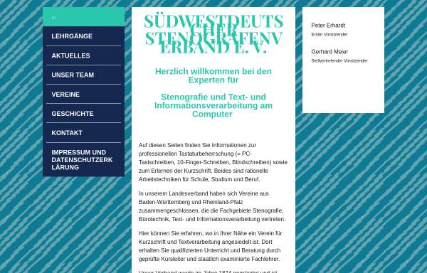 Vorschau von www.steno-bw.de, Südwestdeutscher Stenografenverband e. V.