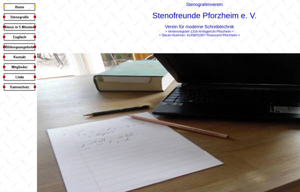 Vorschau von stenofreunde.de, Stenofreunde Pforzheim e. V.