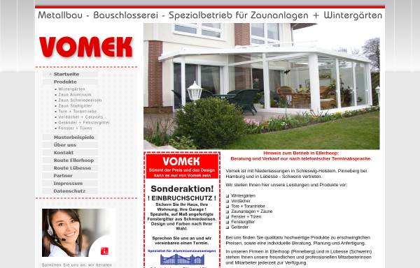 Vorschau von vomek.com, Vomek GmbH