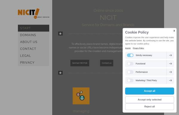 Vorschau von www.nicit.com, Nicit IT-Solutions GmbH