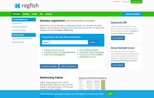 Vorschau von www.regfish.de, Regfish GmbH