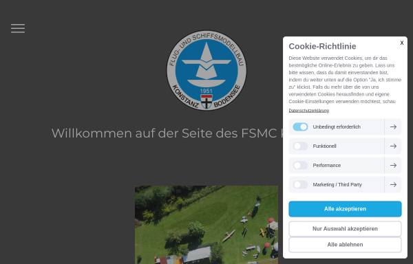 Vorschau von www.fsmc-konstanz-ev.de, Flug- und Schiffsmodellbau Club Konstanz - Bodensee e.V.