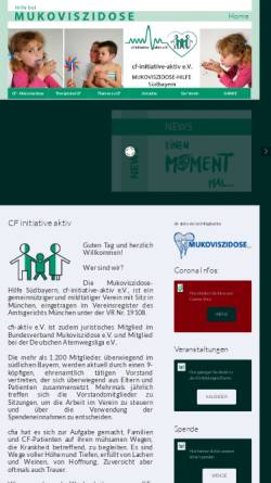 Vorschau der mobilen Webseite www.cfi-aktiv.de, CF aktiv