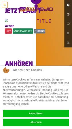 Vorschau der mobilen Webseite www.eisradio.de, Eisradio