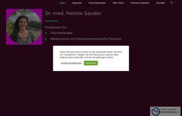 Vorschau von dr-sauder.de, Dr. med. Yvonne Sauder