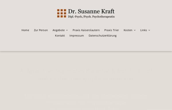 Vorschau von www.kraft-info.com, Dr. Susanne Kraft