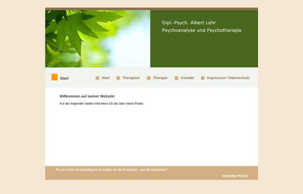 Vorschau von www.praxis-lehr.de, Psychologische Praxis Alzey