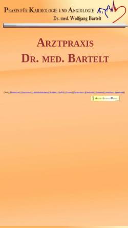 Vorschau der mobilen Webseite www.angiologie-kardiologie.eu, Bartelt, Wolfgang Dr. med.