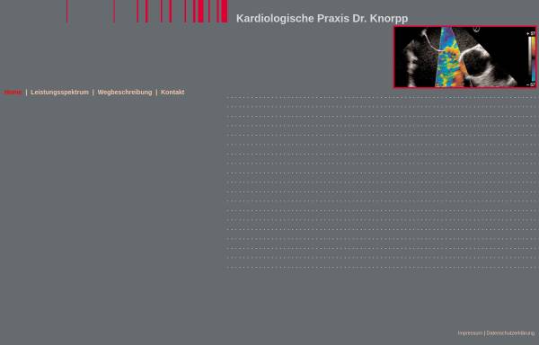 Vorschau von www.kardiologie-fellbach.de, Knorpp, Dr. med. Rudolf