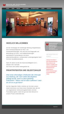 Vorschau der mobilen Webseite www.praxis-leussler.de, Leußer, Dr. med. Dieter , Savova, Dr. med. habil. Anna