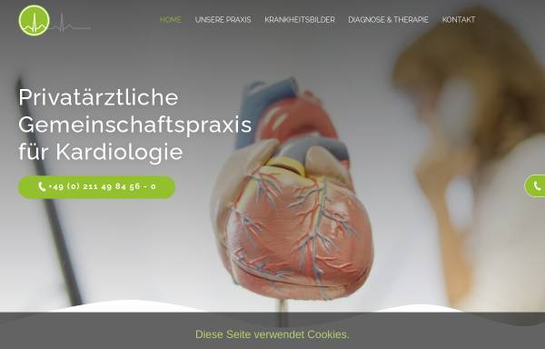 Vorschau von www.kardio-aerzte.de, Privatärztliche Gemeinschaftspraxis für Kardiologie