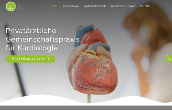 Vorschau von www.kardio-aerzte.de, Privatärztliche Gemeinschaftspraxis für Kardiologie