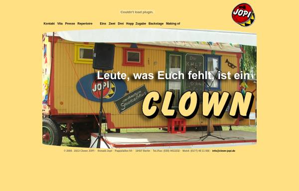 Vorschau von www.clown-jopi.de, Jopi