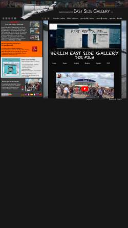 Vorschau der mobilen Webseite www.eastsidegallery-berlin.com, Eastside Gallery Kassel