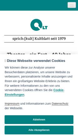 Vorschau der mobilen Webseite qlt-online.de, QLT - Online