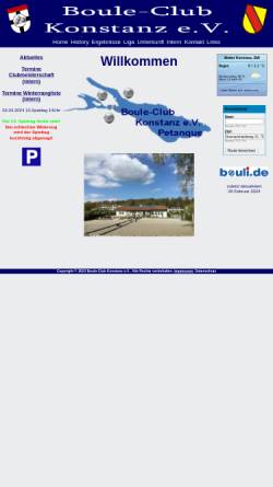 Vorschau der mobilen Webseite www.bouleclub-kn.de, Boule-Club Konstanz e.V.