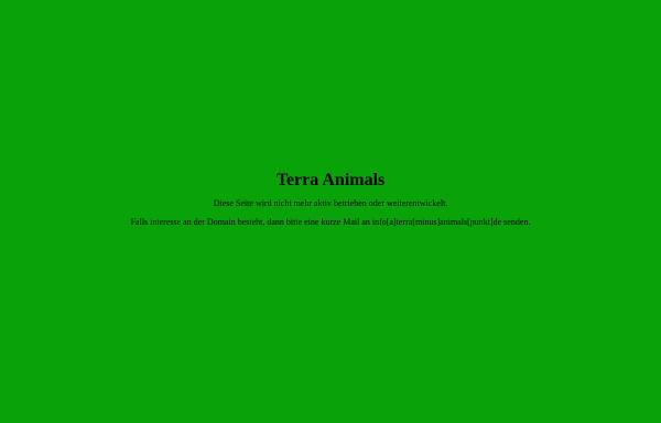 Vorschau von www.terra-animals.de, Terra Animals