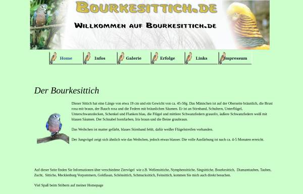 Vorschau von www.bourkesittich.de, Bourkesittich.de