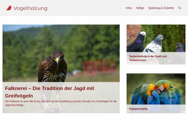 Vorschau von www.vogelhaltung.de, Info-Zentrale Vogelhaltung