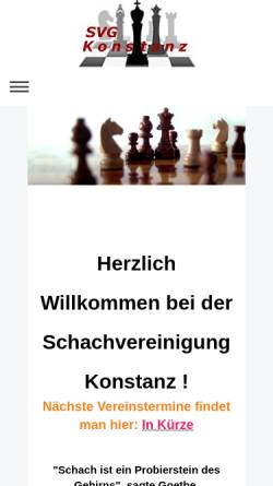Vorschau der mobilen Webseite www.schachvereinigung-konstanz.de, Schachvereinigung Konstanz