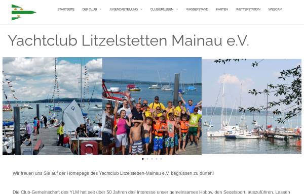 Vorschau von www.ylm.de, Yachtclub Litzelstetten Mainau e.V.