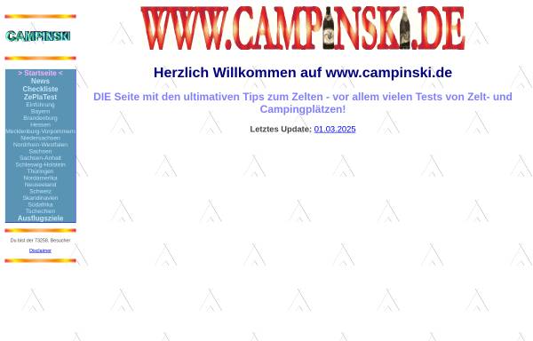 Campinski, die Zeltplatz-Artisten-Familie