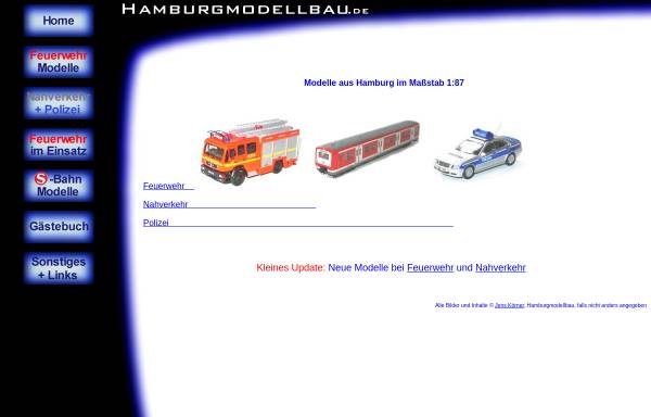 Vorschau von www.hamburgmodellbau.de, Hamburgmodellbau