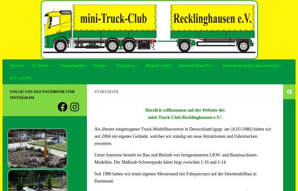 Vorschau von www.minitruckclub-recklinghausen.de, Mini-Truck-Club Recklinghausen e.V.