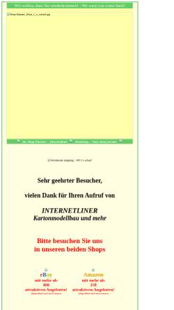 Vorschau der mobilen Webseite www.internetliner.de, Internetliner, Eberhard Prätsch