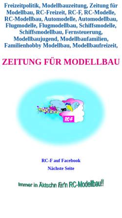 Vorschau der mobilen Webseite www.rc-f.de, RC-F